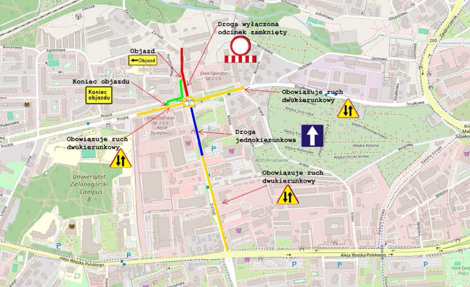 Zmieni się organizacja ruchu na os. Zacisze