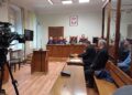 Posiedzenie w Sądzie Okręgowym w Zielonej Górze. Piotrowi M, właścicielowi strzelnicy, grozi dożywocie. Należące do niego psy śmiertelnie pogryzły 46-latka (fot. Piotr Bakselerowicz)