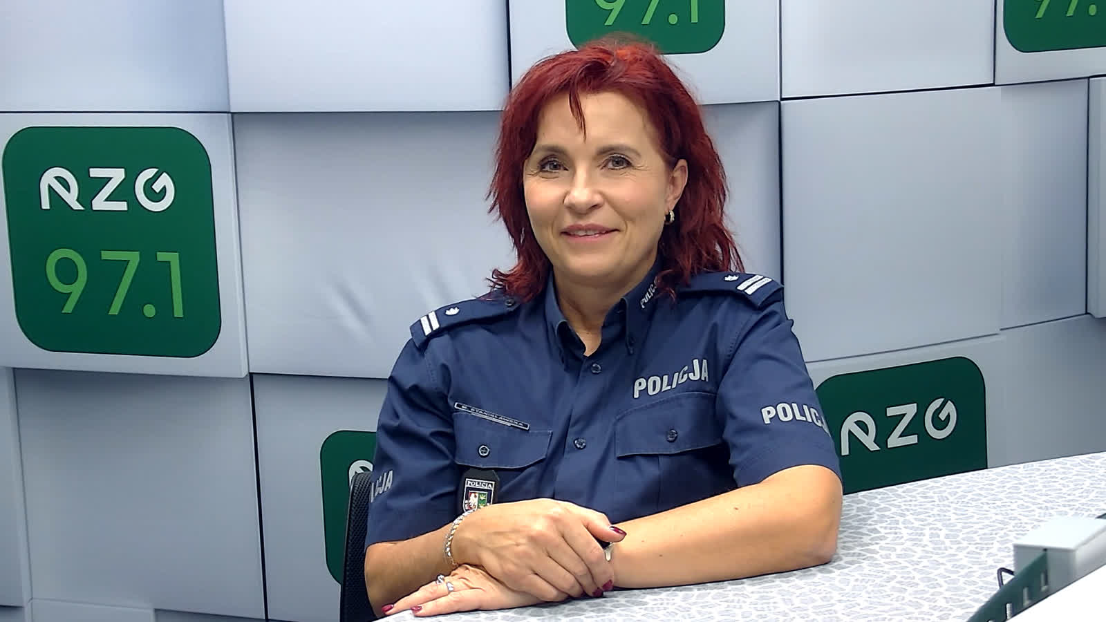 Podinsp. Małgorzata Stanisławska, rzecznik prasowy KMP w Zielonej Górze