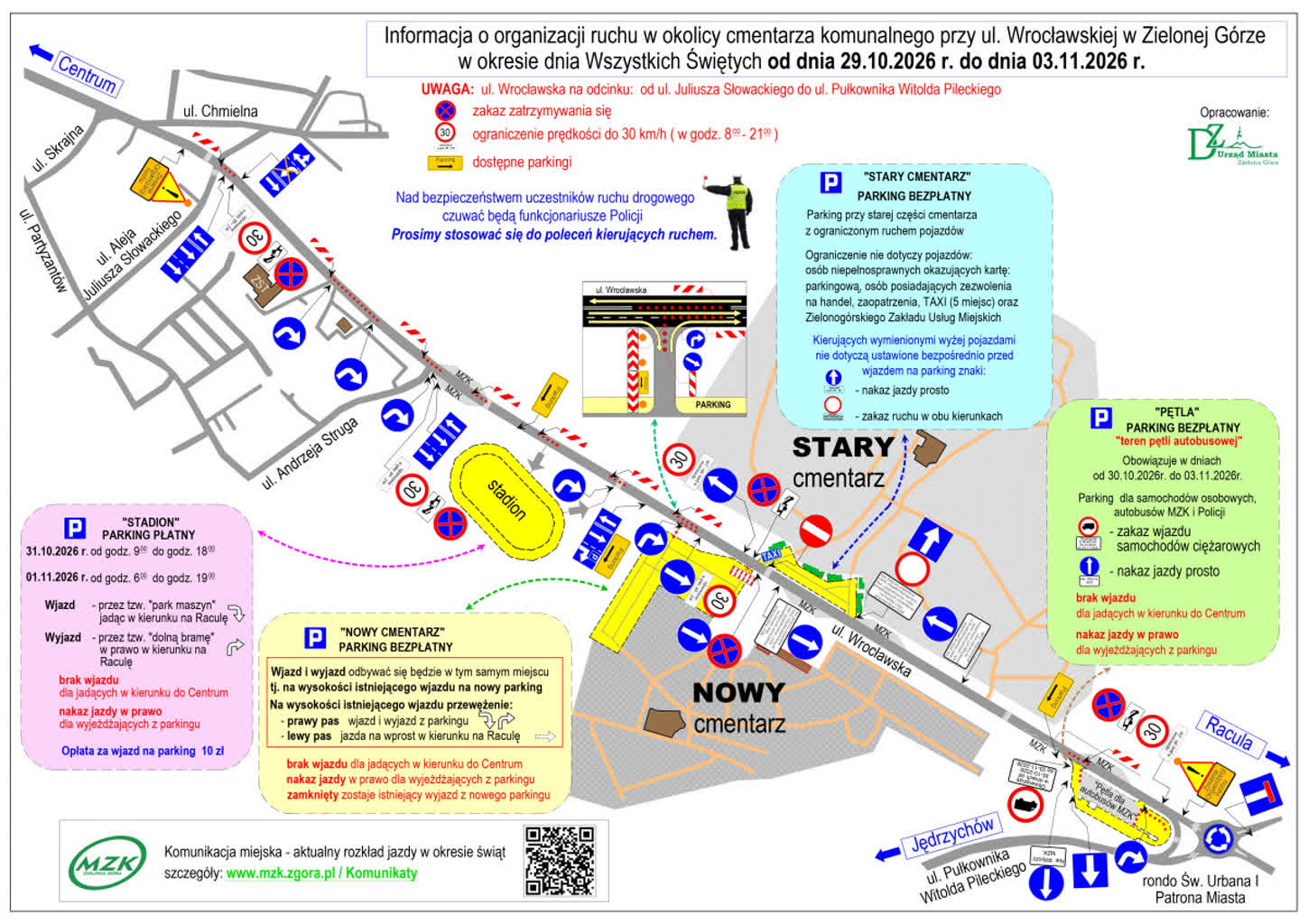 Od przyszłego czwartku zmiany w organizacji ruchu przy ul. Wrocławskiej