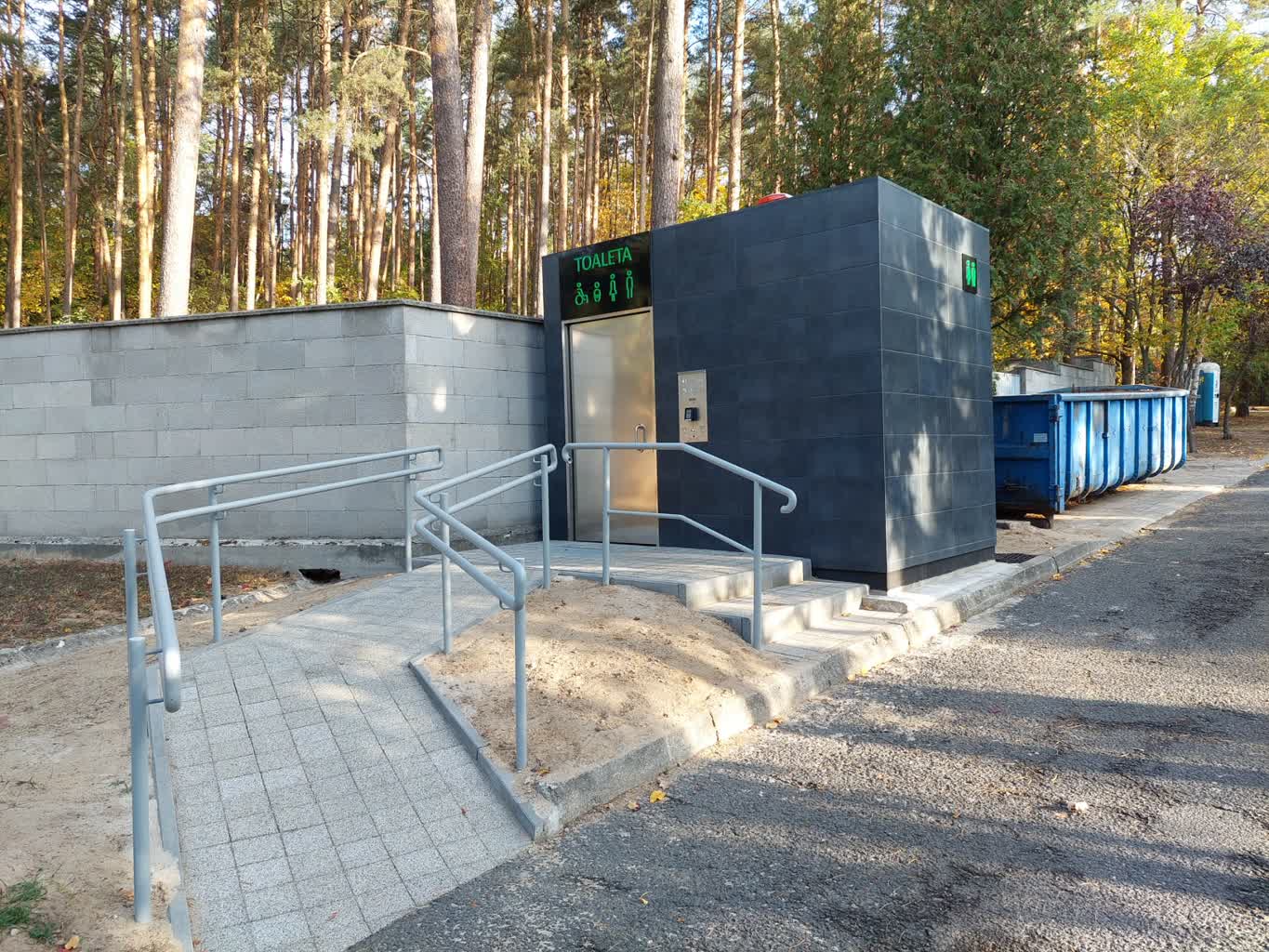 Nowa toaleta na cmentarzu przy ul. Wrocławskiej